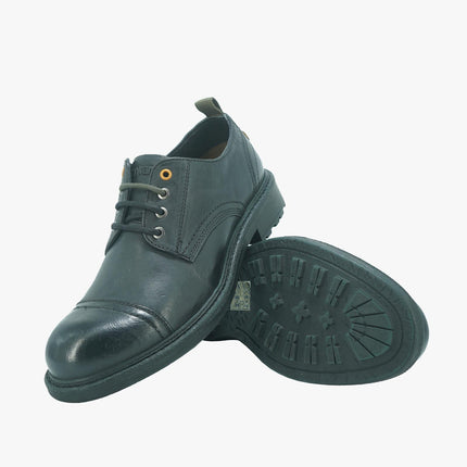Francesina Uomo in Pelle Nera FREEDOM DERBY NERO Wrangler 