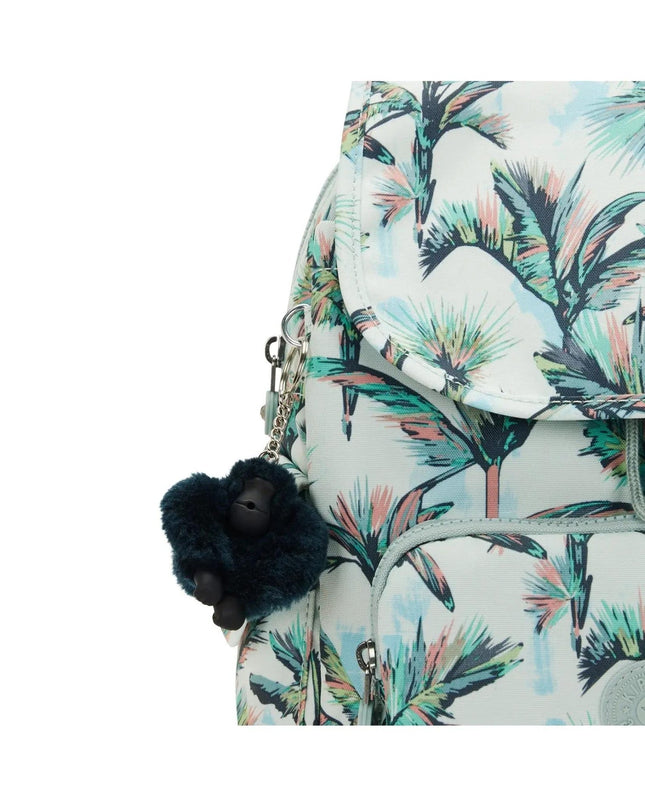 Kipling Zaino Multitasche in Tessuto Fantasia More Palm Trees - MARIO SPATARELLA