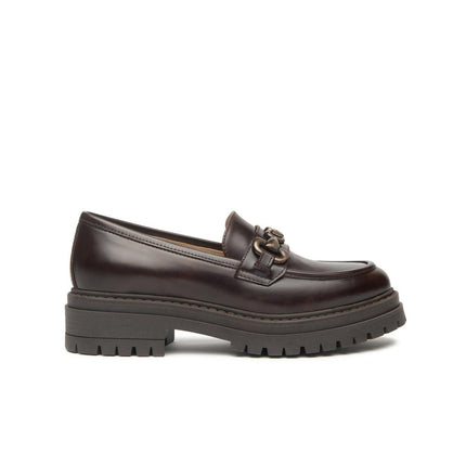 Nero Giadini Mocassini Donna in Pelle testa di Moro - MARIO SPATARELLA