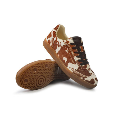 Sneakers Animalier Renato Garini Donna in Cavallino Mucca - MARIO SPATARELLA