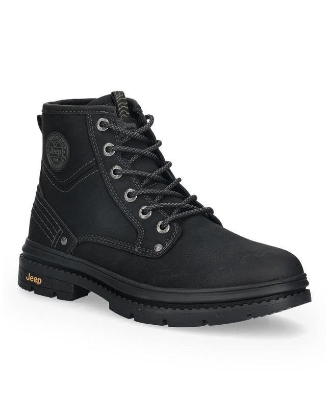 Jeep Anfibi Uomo in Pelle Nero TUAREG BOOT BLACK Jeep Footwear 