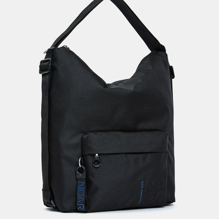 Mandarina Duck Borsa Convertibile Zaino Tessuto Nero QMT09 MD20 BLACK Mandarina Duck 