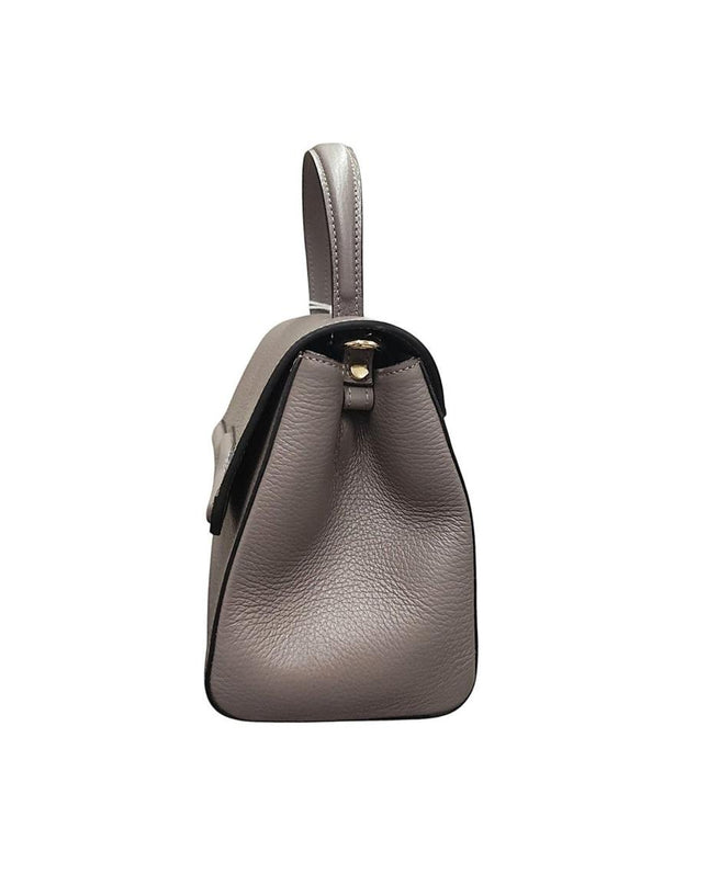 Frau Borse Donna a Mano con Tracolla in Pelle Taupe - MARIO SPATARELLA