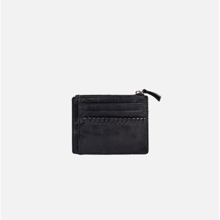 Biba Portacarte in Pelle Nera con Zip WIN8L WINONA BLACK Biba 