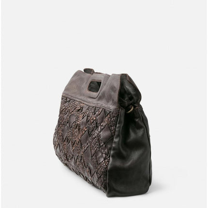 Biba Borsa Cartella Donna con Tracolla in Pelle Marrone KAN1L KANAB DARK BROWN Biba 