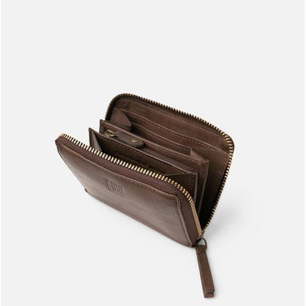 Biba Portafoglio Donna in Pelle Marrone con Zip BT11 BOSTON DARK BROWN Biba 