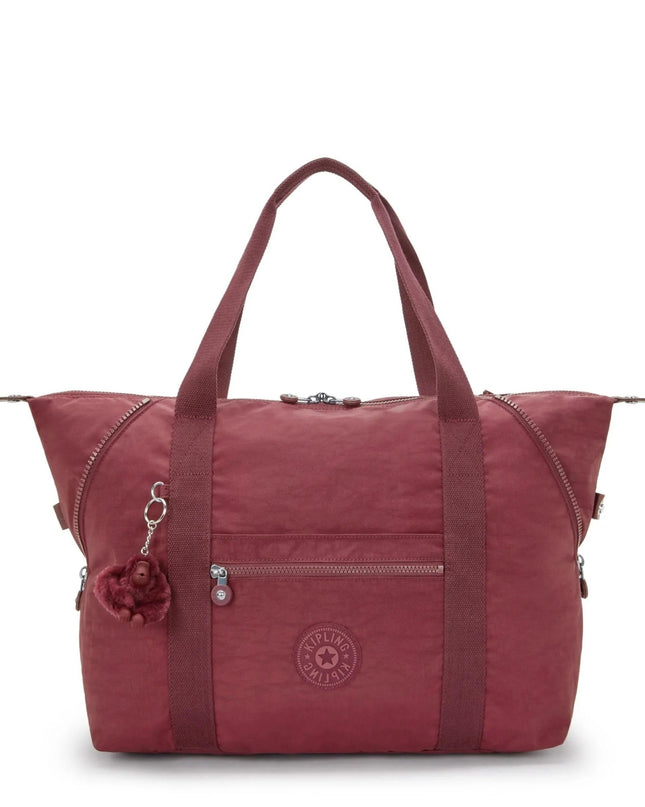 Kipling Borsone Shopper Viaggio in Tessuto Lounge Wine - MARIO SPATARELLA