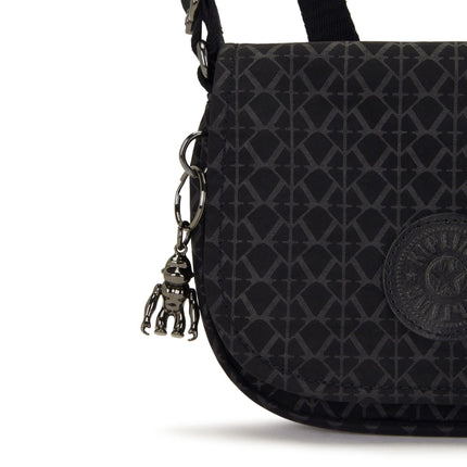Borsetta Tracolla con Patta LOREEN MINI SIGNATURE EMB Kipling 