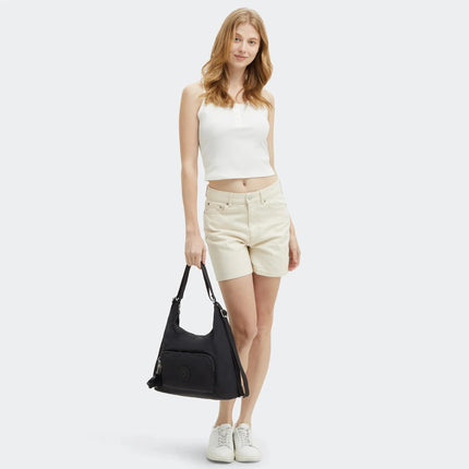 Kipling Borsa Convertibile Zaino in Tessuto Nero YENNA BLACK NOIR Kipling 