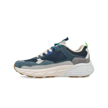Jeep Sneakers Uomo Camoscio Multicolor Blu GROOVE MESH U NAVY Jeep Footwear 