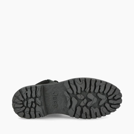 Jeep Anfibi Uomo in Pelle Nero WILLYS BOLD BLACK Jeep Footwear 