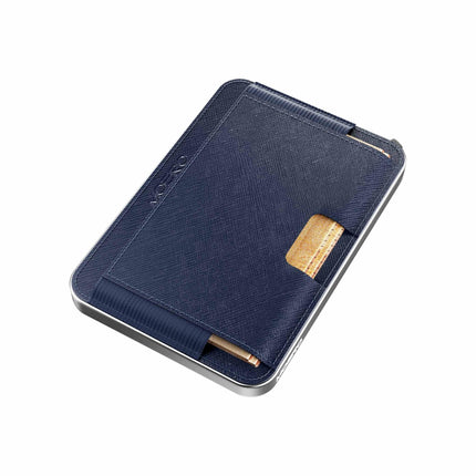 Moero M2 Pro Saffiano Blue Portafoglio Slim M2 PRO SAFFIANO BLUE CARD GREY Moero 