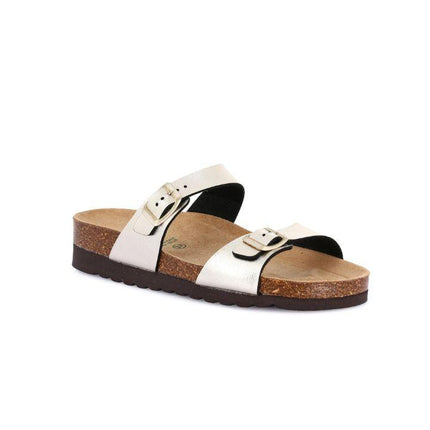 Grunland Sandalo Plantare Sughero Bio Donna Laminato Champagne CB2434 HOLA CHAMPAGNE Grunland 