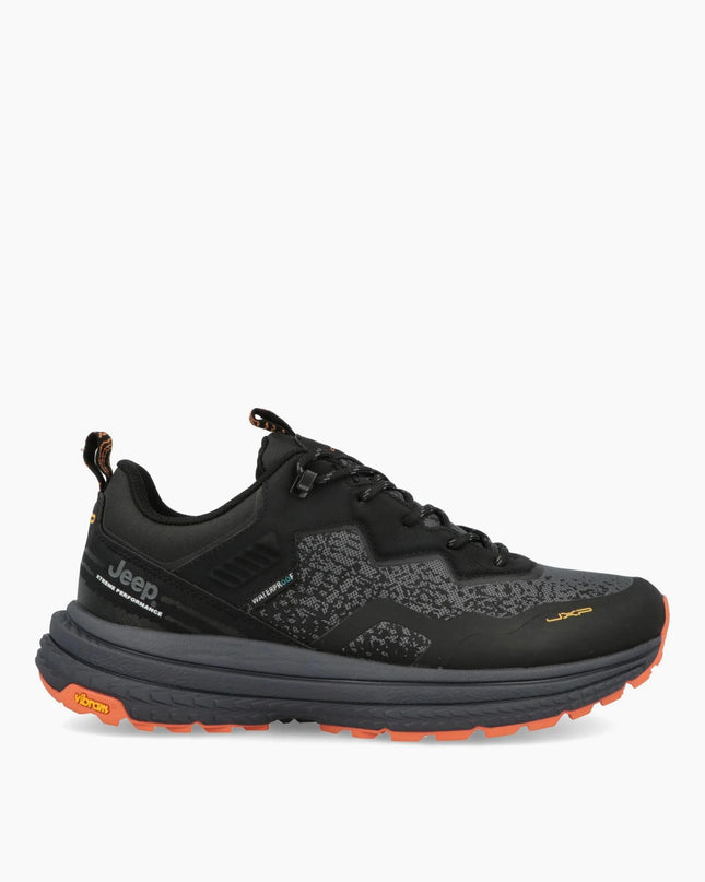Sneakers Tracking Uomo Tessuto Nero TRACKED WP JM42201A-062 Jeep Footwear 