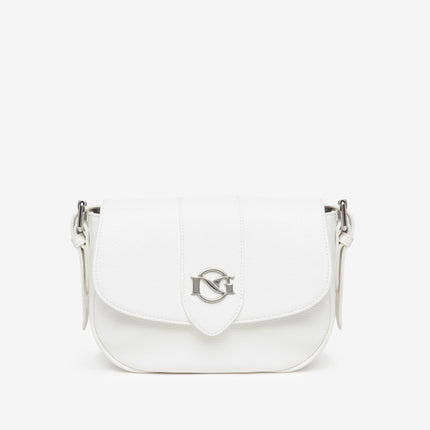 Borsa BiancaTracolla E443784 BIANCO 707 Nero Giardini Borse 