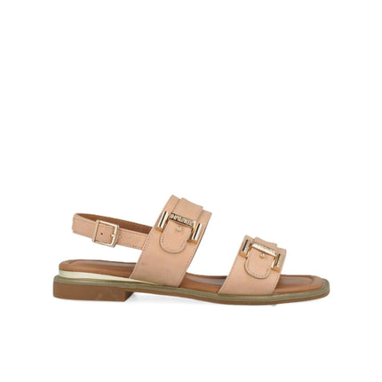 Impronte Sandalo Flat Donna in Ecopelle Nude SERENELLA SANDAL NUDE Impronte 
