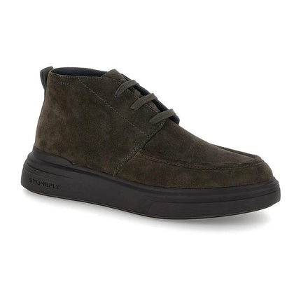 Stonefly Polacchine Uomo in Camoscio Gray Brown 221594 PHOENIX PEAT GRAY Stonefly 