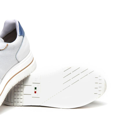 NeroGiardini Sneakers Donna in Pelle Bianca con Charms - MARIO SPATARELLA