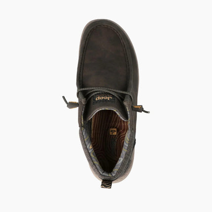Jeep Slipon Uomo in Eco Brown Marrone SAMOA WALLABEE MID DARK BROWN Jeep Footwear 