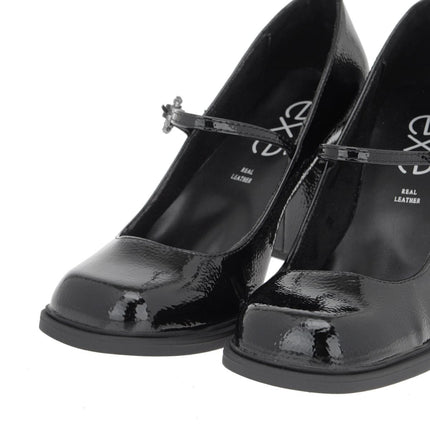 Decolletè Mary Jane Vernice Nero GEORGIA 242 BLACK Exe 