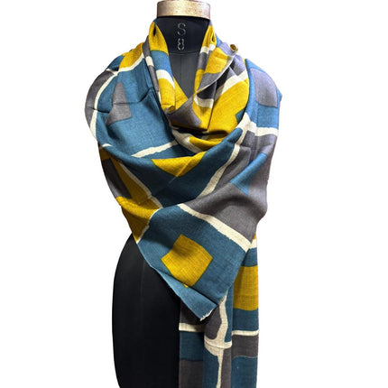 Foulard Spatarella in Cashmere Fantasia Multicolore - MARIO SPATARELLA