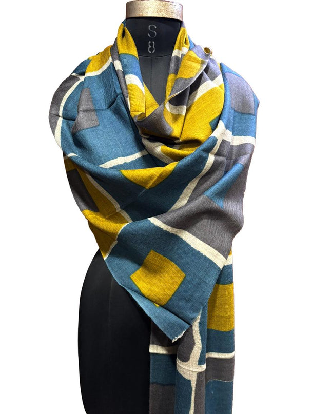 Foulard Spatarella in Cashmere Fantasia Multicolore - MARIO SPATARELLA