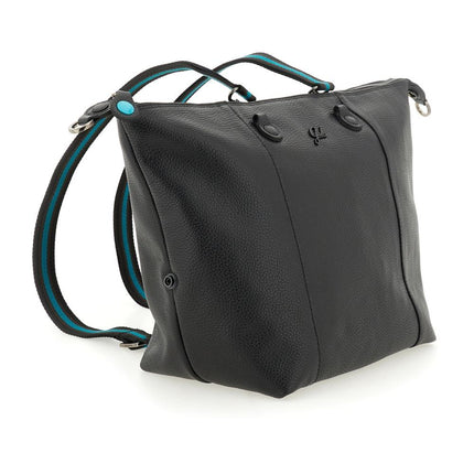 Borsa Gabs Convertibile e Trasformabile in Pelle Nera con Tracolla G3 PLUS TG L BLACK Gabs 