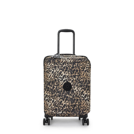 Kipling Trolley Bagaglio a Mano Animalier Leopard 4 Ruote - MARIO SPATARELLA