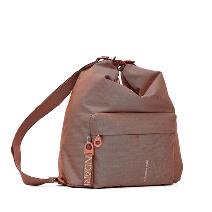 Mandarina Duck Borsa Convertibile Zaino Tessuto Noce Peca QMT09 MD20 PECAN NUT Mandarina Duck 