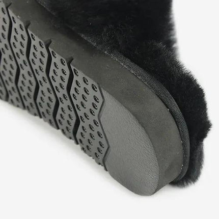 Pantofole Donna in Pelle CI2721 NERO Grunland 