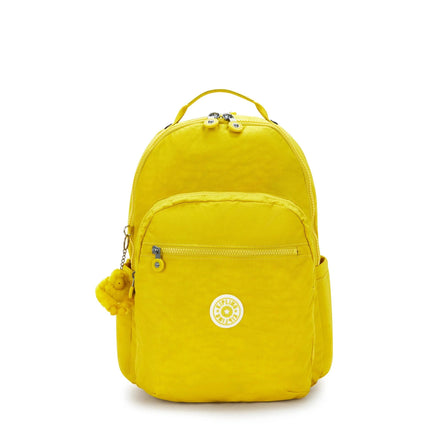 Kipling Zaino Porta Computer 15 Pollici Verde Acido SEOUL LAP INSIDE YELLOW Kipling 