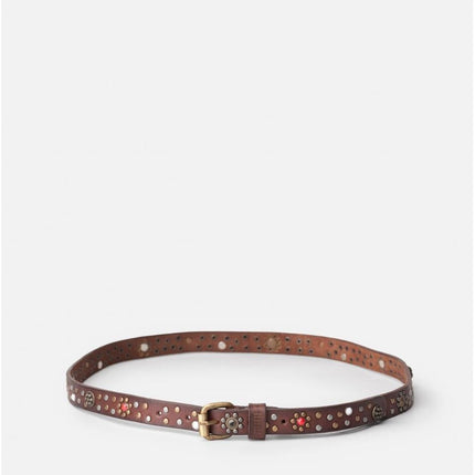 Biba Cintura Donna Pelle Cuoio con Borchie - MARIO SPATARELLA