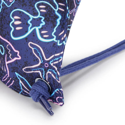 Kipling Sacca in Tessuto Fantasia Blu SUPERTABOO DISCO FISH Kipling 