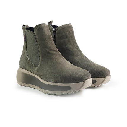 Callaghan Stivaletti Chelsea Donna con Zeppa in Camoscio Nutria 61607 GRACE NUTRIA Callaghan 