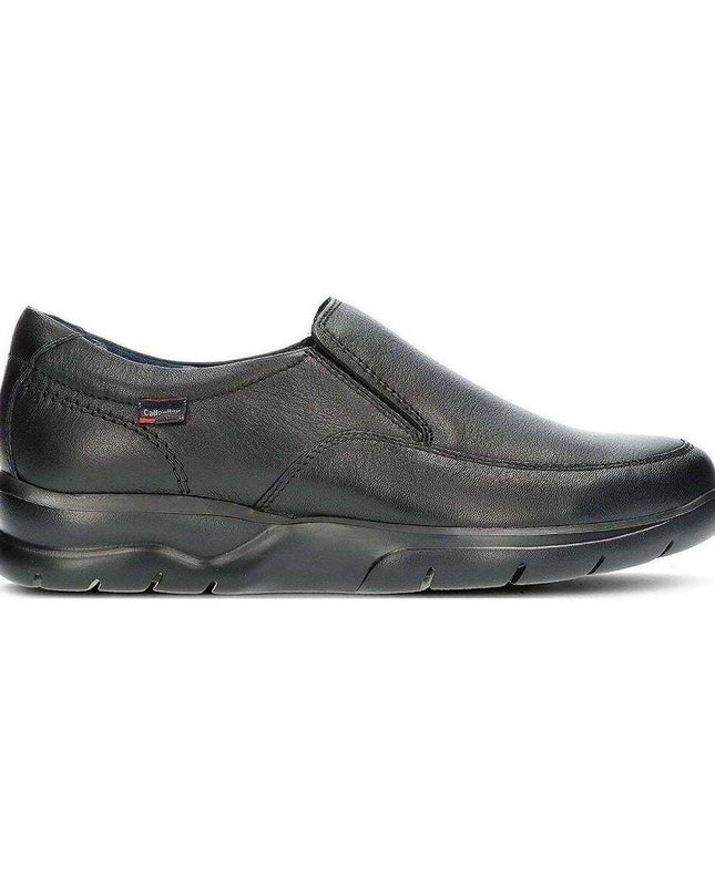 Mocassini Slipon Uomo In Pelle Nero Confort 55601 CAMBRIDGE BLACK Callaghan 