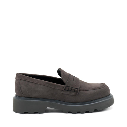 Mocassini Donna Camoscio Grigio 85C1 GRAFITE Frau 