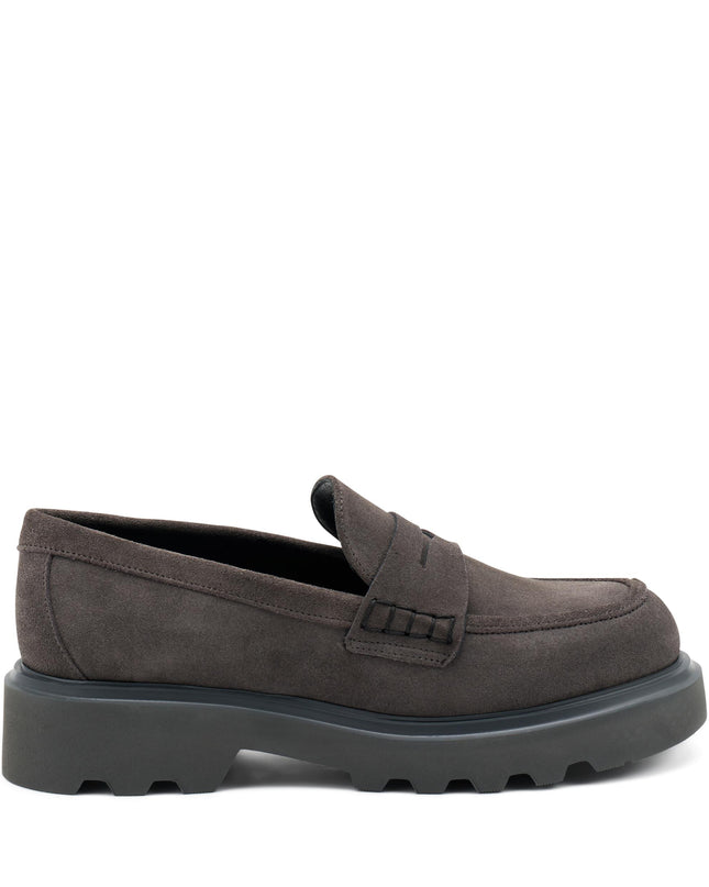 Mocassini Donna Camoscio Grigio 85C1 GRAFITE Frau 