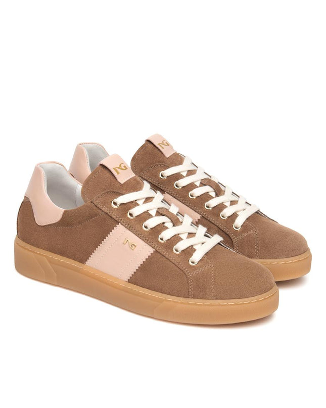 NeroGiardini Sneakers Bassa Donna in Camoscio Mou E613005D MOU 442 Nero Giardini 