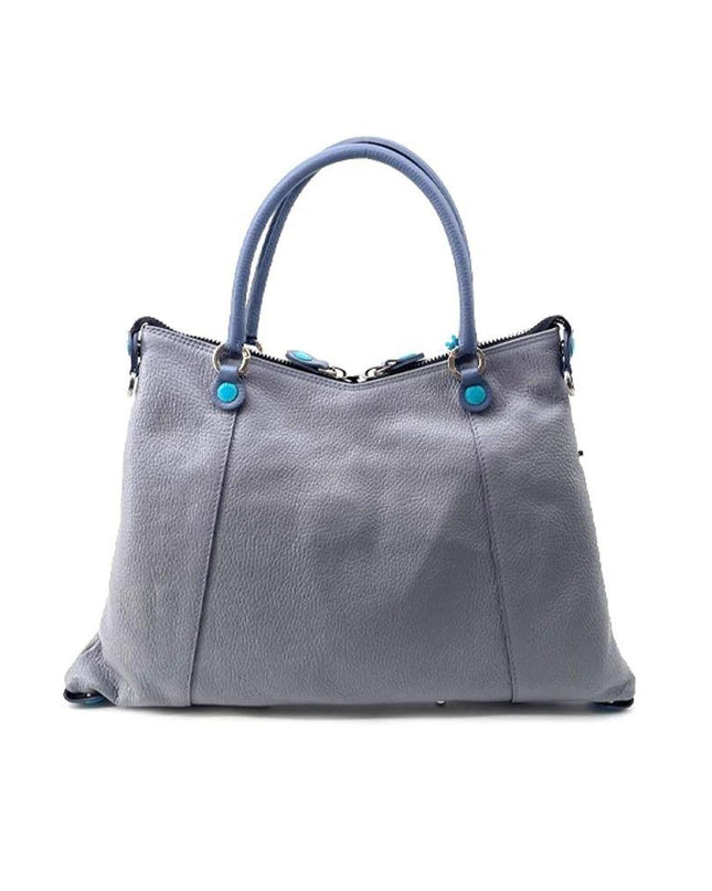 Gabs Borsa Donna Shopper Trasformabile in Pelle Rugiada Ardesia - MARIO SPATARELLA
