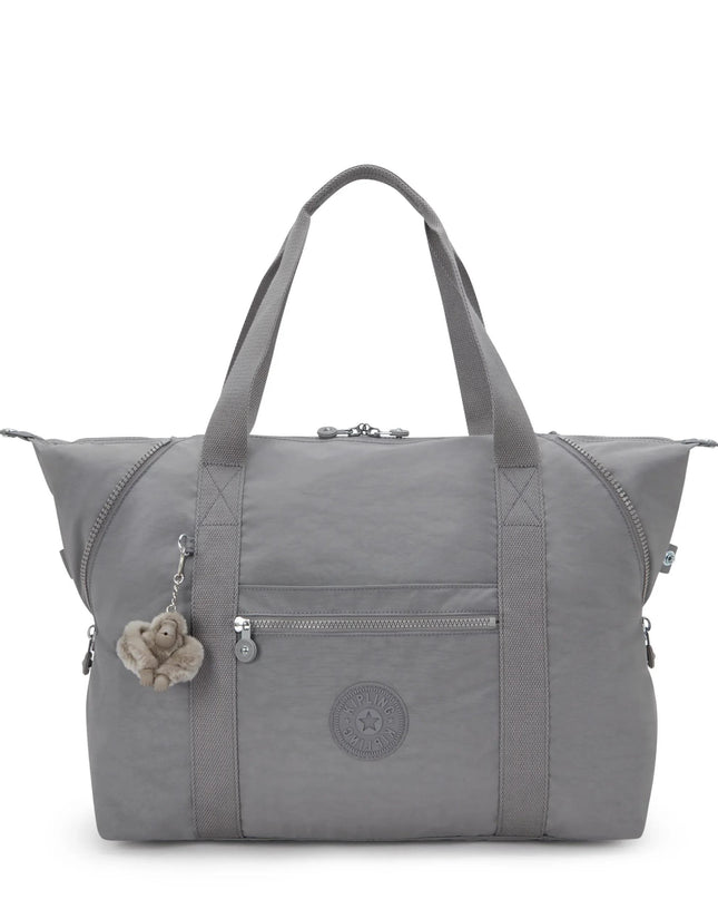 Kipling Borsone Shopper Viaggio in Tessuto Grigio ART M INVITING GREY Kipling 