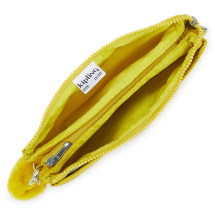 Kipling Borsetta Donna Tracolla Verde Acido RIRI INSIDE YELLOW Kipling 