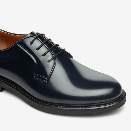Nero Giardini Francesina Stringata Derby Uomo in Pelle Blu I500601U BLU 200 Nero Giardini 