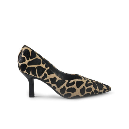 Decollete Donna a Punta Tacco a Spillo in Cavallino Animalier YA08-03M SASSO ClaudV 