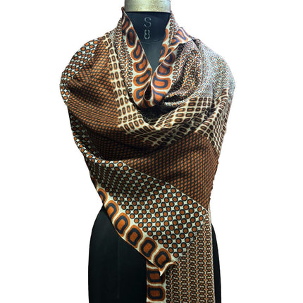 Foulard Spatarella in Cashmere Fantasia Multicolore - MARIO SPATARELLA