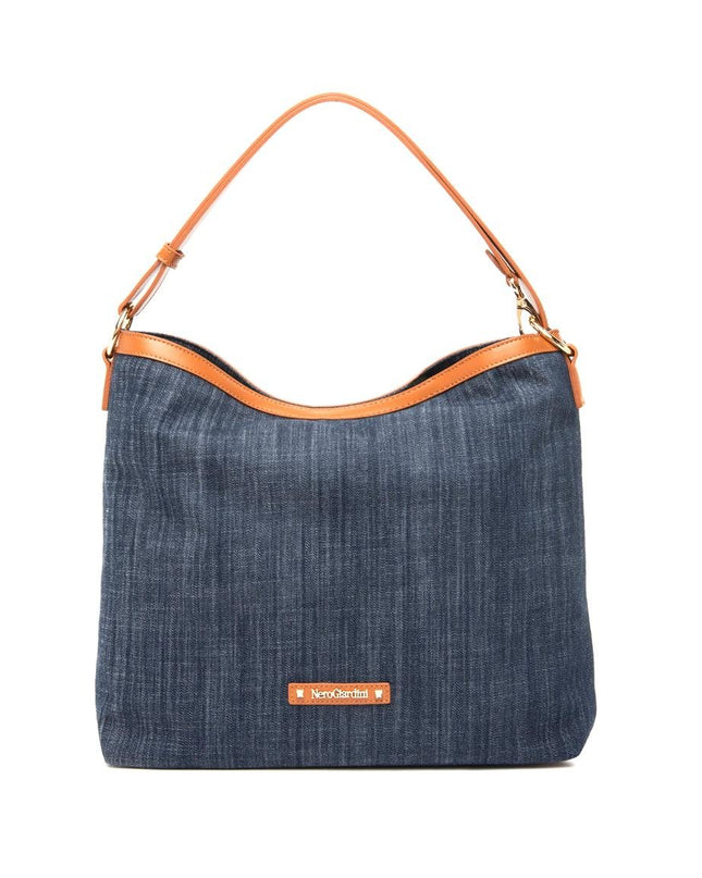 NeroGiardini Borsa Hobo a Spalla in Jeans - MARIO SPATARELLA
