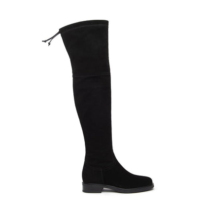 Nero Giardini Stivali Donna Gamba Alta Elasticizzati in Camoscio Nero I514706D NERO 100 Nero Giardini 