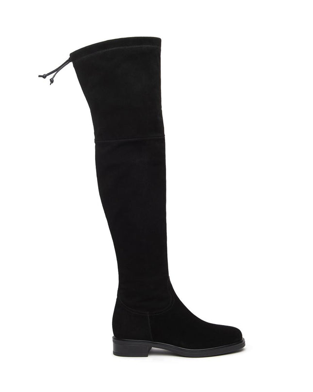 Nero Giardini Stivali Donna Gamba Alta Elasticizzati in Camoscio Nero I514706D NERO 100 Nero Giardini 