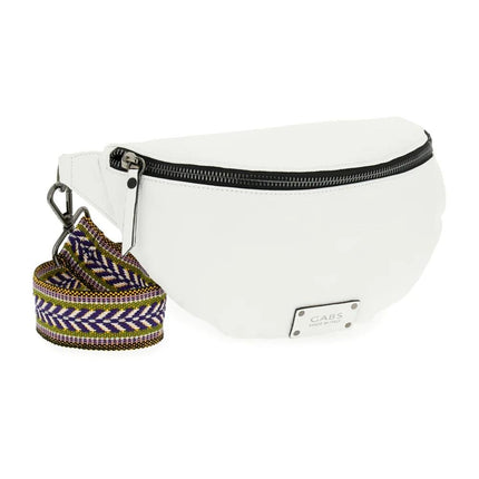 Gabs Borsa Marsupio in Pelle Bianca ORLANDA TG L WHITE Gabs 