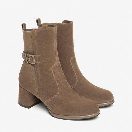 Nero Giardini Stivaletti Donna con Tacco in Camoscio Spago I514310D SPAGO 427 Nero Giardini 