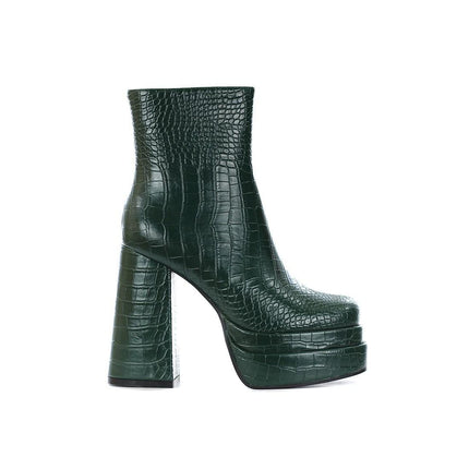 Stivaletti Donna in Cocco Verde - MARIO SPATARELLA